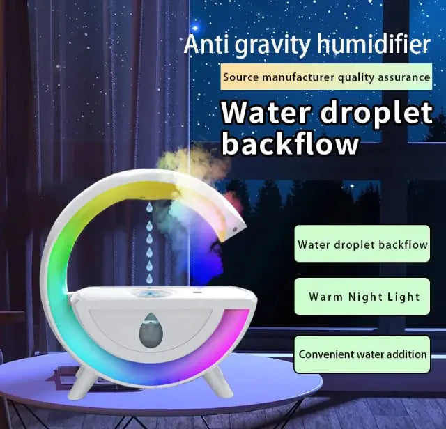 LumiBeeze - Humidifier Water Drop RGB Desk LED Light