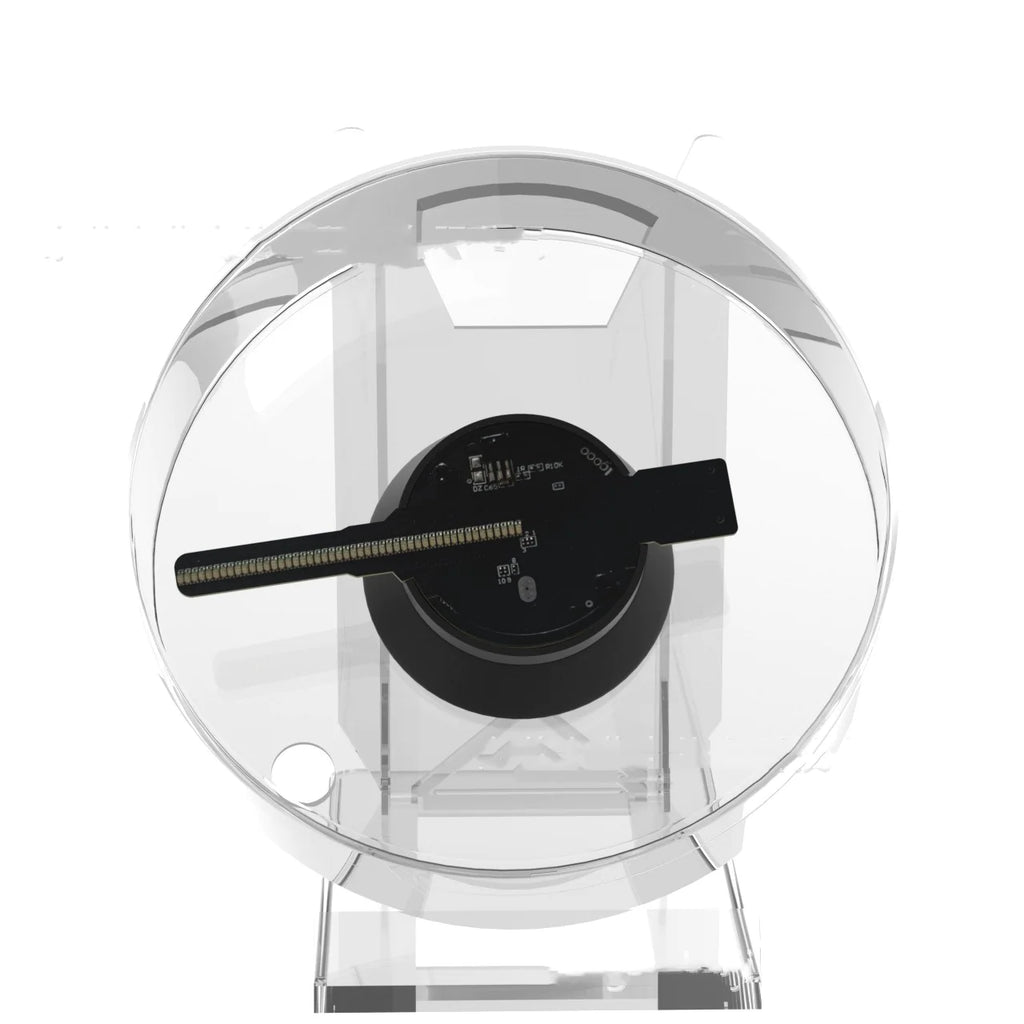 LumiBreeze - Holographic LED Fan with Audio Playback