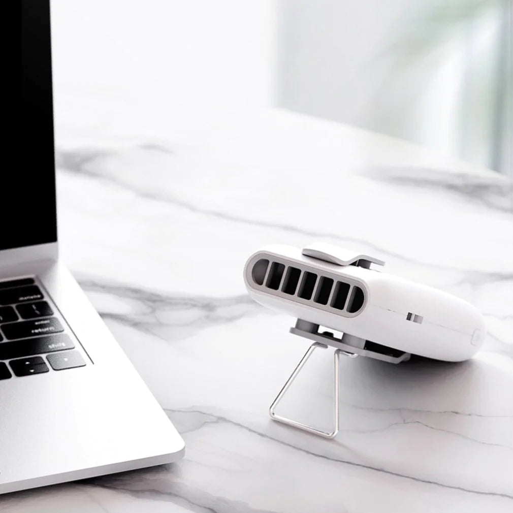 LumiBreeze - USB Rechargeable Neck Fan - Mini Silent Handheld Fan