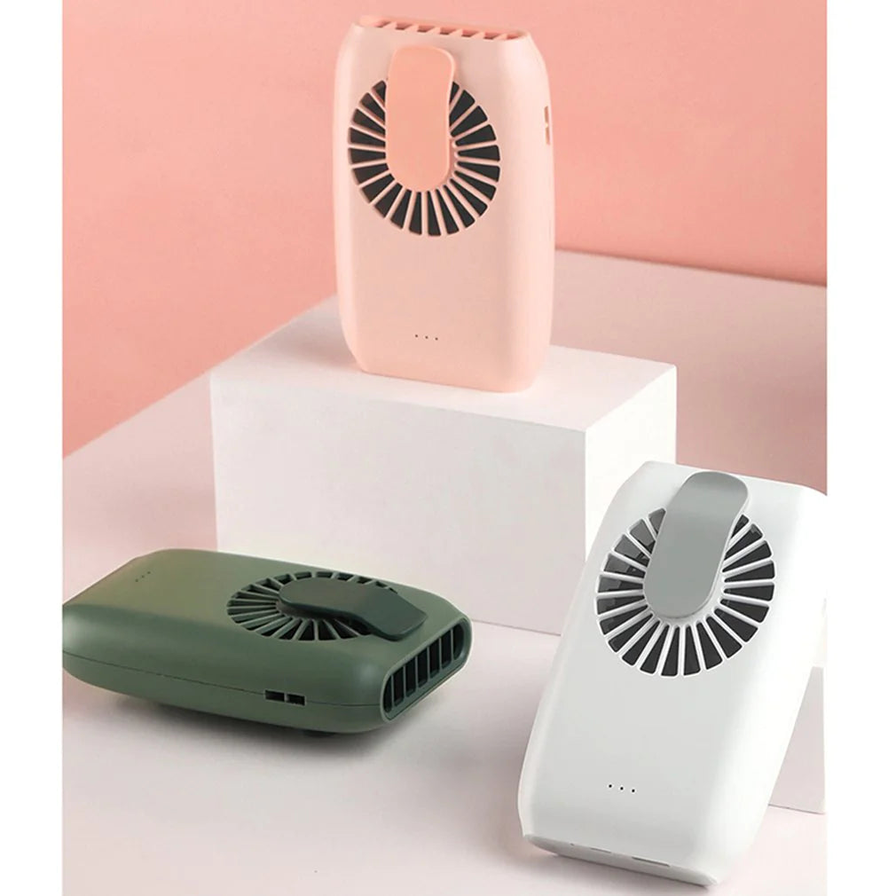 LumiBreeze - USB Rechargeable Neck Fan - Mini Silent Handheld Fan