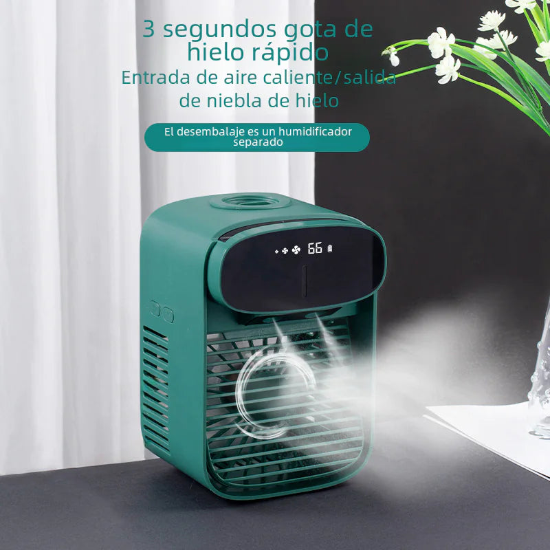 LumiBreeze - USB Mini Water-Cooling Fan with Humidifier for Desk