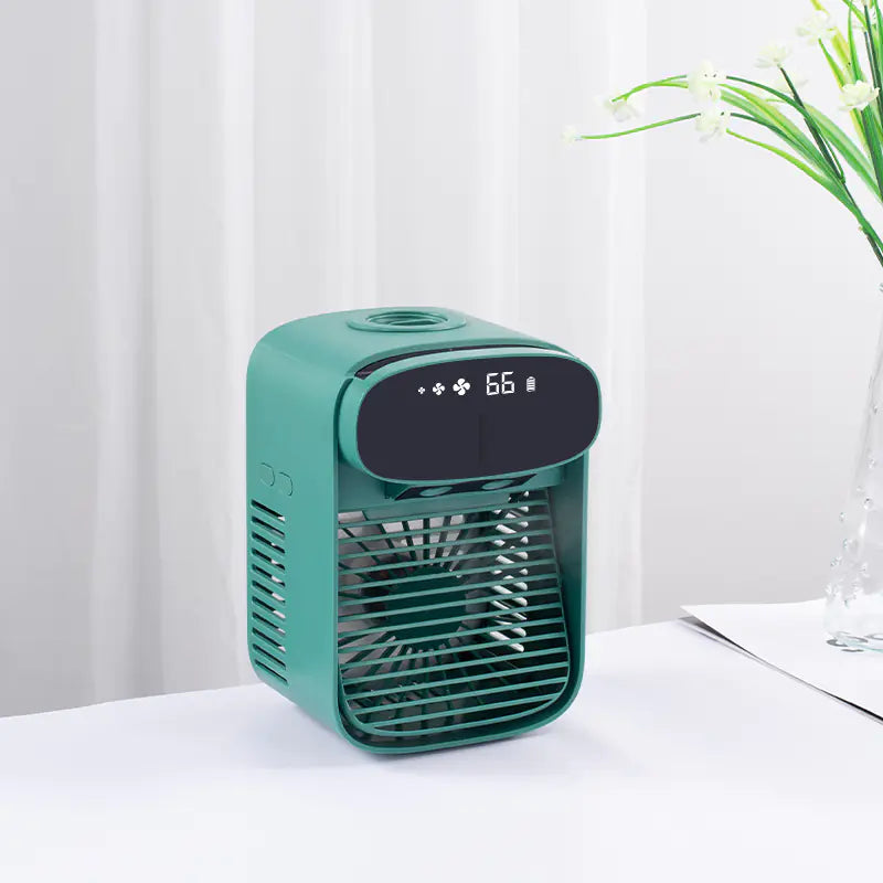 LumiBreeze - USB Mini Water-Cooling Fan with Humidifier for Desk