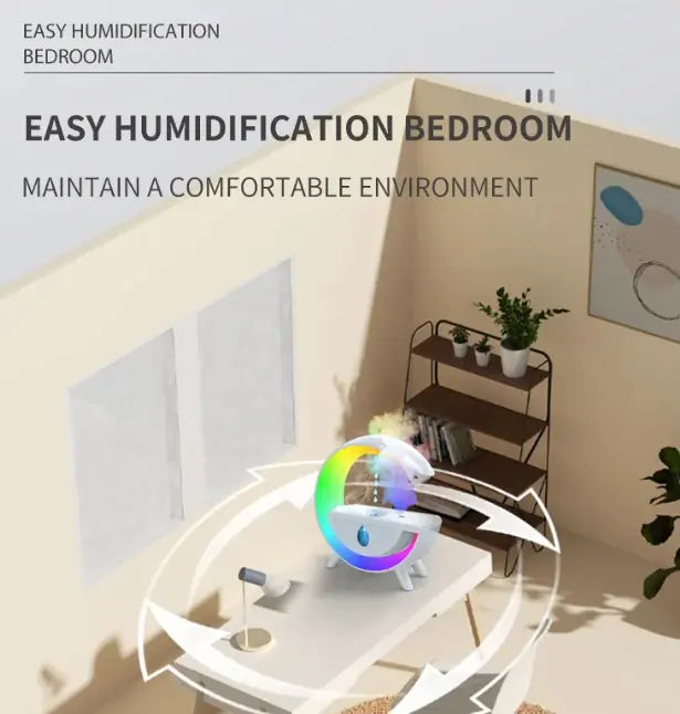 LumiBeeze - Humidifier Water Drop RGB Desk LED Light