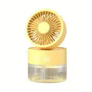 LumiBreeze - Mini USB Desktop Fan with Spray Humidifier Function