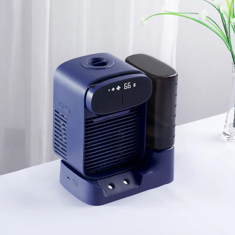 LumiBreeze - USB Mini Water-Cooling Fan with Humidifier for Desk