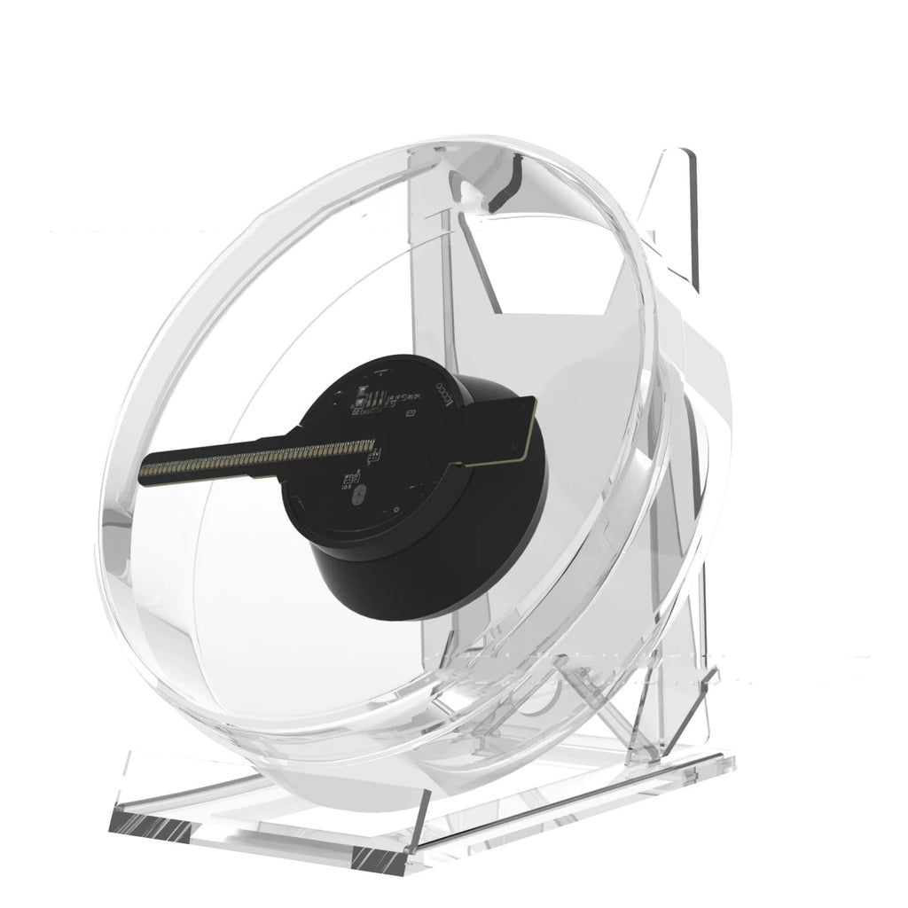 LumiBreeze - Holographic LED Fan with Audio Playback