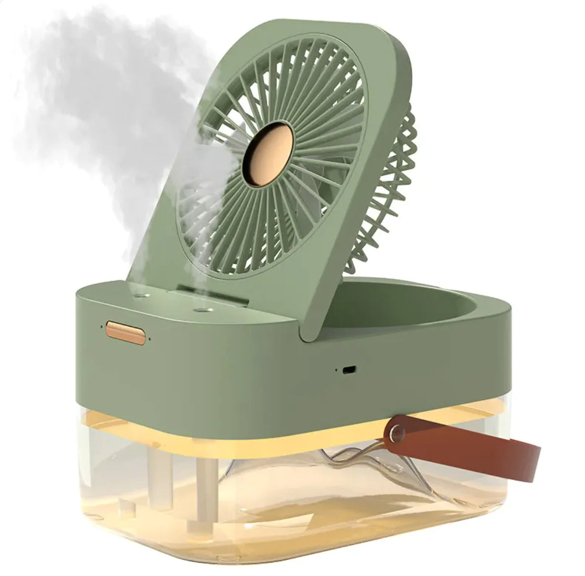 LumiBreeze - Portable Humidifier Fan Night Light