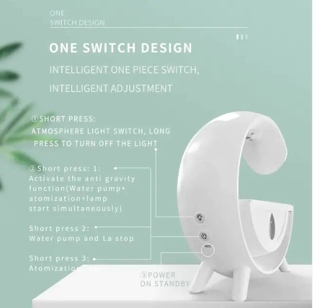 LumiBeeze - Humidifier Water Drop RGB Desk LED Light